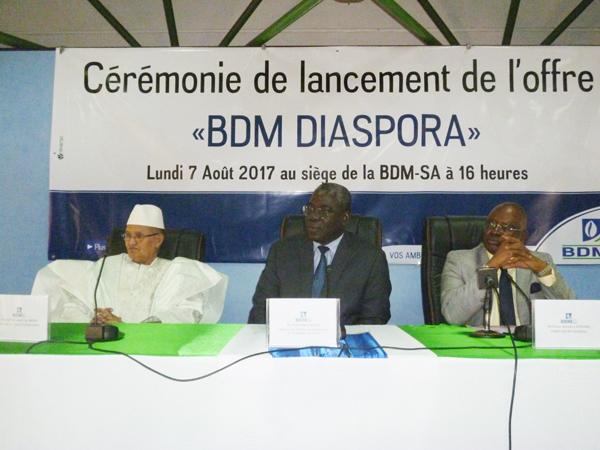 Banques : « BDM diaspora » lancé Banques : « BDM diaspora » lancé