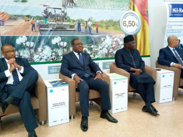 Emprunt Obligataire: 100 milliards FCFA mobilisés pour le Mali