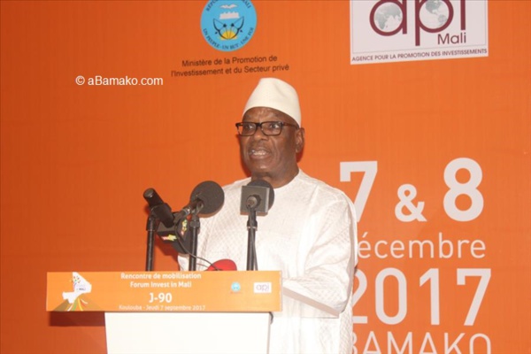 Ouverture Forum Invest Mali : Le président  IBK  invite à  faire des propositions concrètes