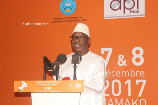 Ouverture Forum Invest Mali : Le président IBK invite à faire des propositions concrètes Ouverture Forum Invest Mali : Le président IBK invite à faire des propositions concrètes
