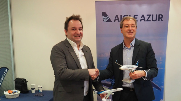 Transport aérien : Aigle Azur et Corsair International signent leur accord de code-share