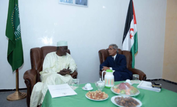 Union africaine: Le Président de la Commission Moussa Faki Mahamat rencontre les autorités de la RASD