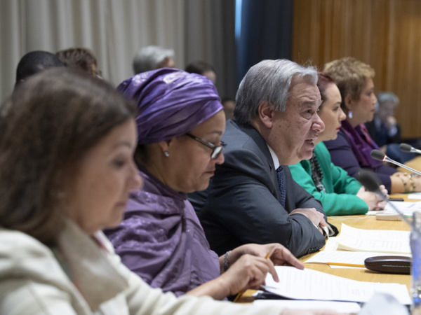 Photo ONU/Eskinder Debebe Le Secrétaire général de l'ONU António Guterres lors d'une réunion de l'Assemblée générale des Nations Unies.