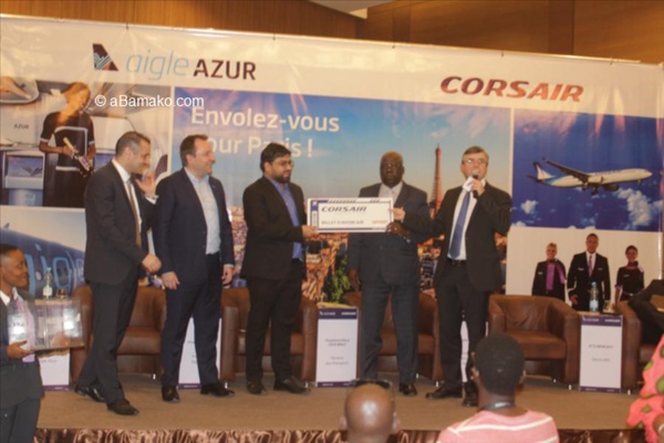 Transport aérien : Le premier anniversaire du partenariat Aigle Azur -Corsair célébré à Bamako Transport aérien : Le premier anniversaire du partenariat Aigle Azur -Corsair célébré à Bamako