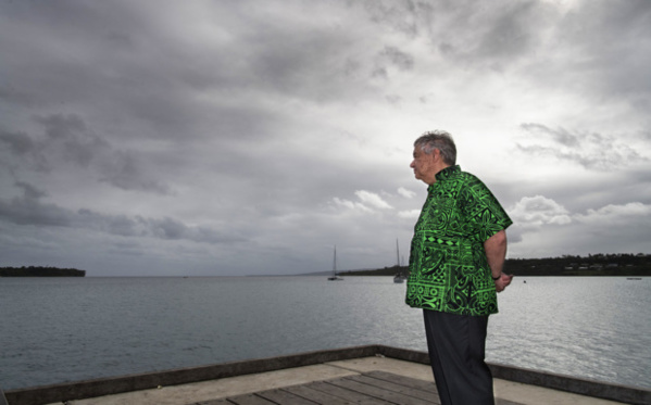 Photo/ONU : Mark Garten Le Secrétaire général des Nations Unies, António Guterres, visite le Vanuatu, dernière étape de son voyage dans l'océan Pacifique. (18 mai 2019)f climate change. (18 May 2019)