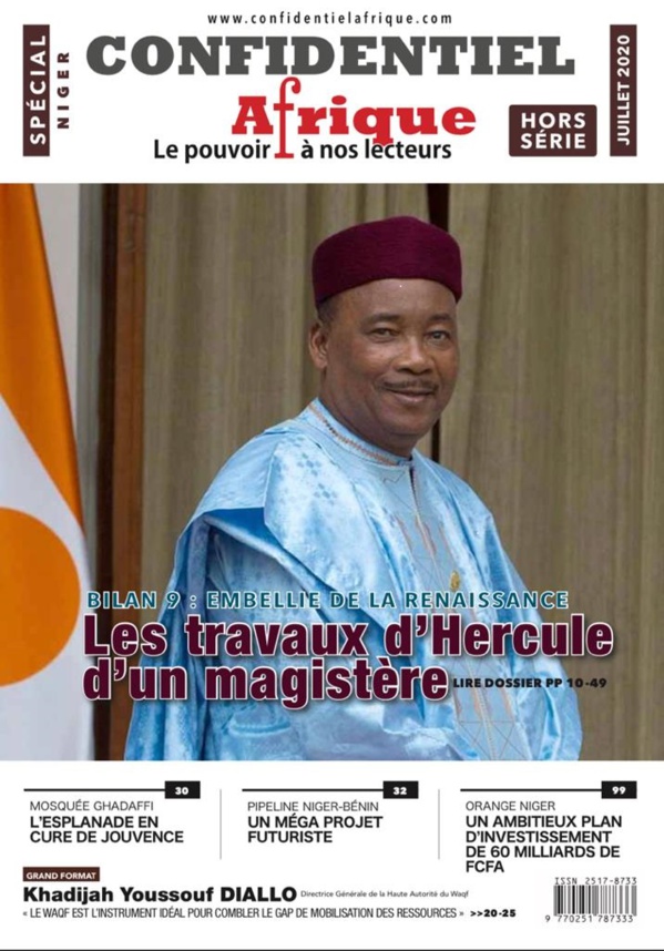 Nouvelle publication de Confidentiel Afrique :  Le Niger de Mahamadou Issoufou à l’honneur