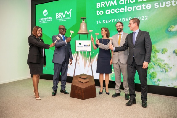 Développement de la finance durable : LuxSE et la Brvm signent un protocole d’accord