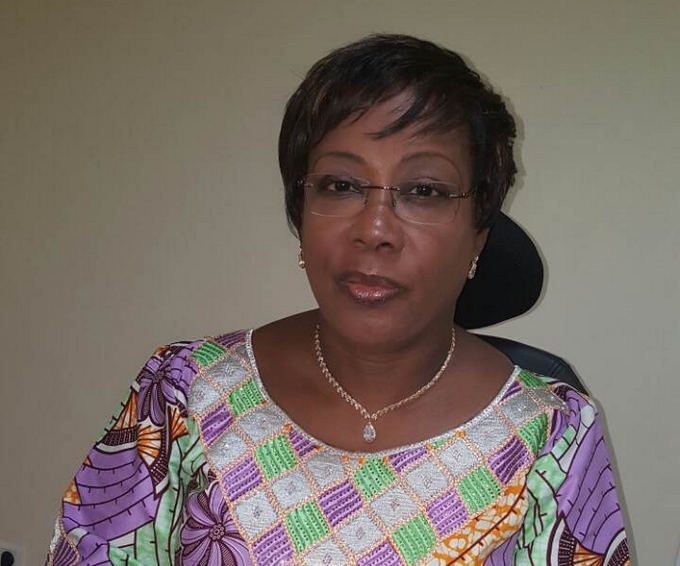 Madame keita Aida M'bo, ministre de l’Environnement, de l’Assainissement et du Développement Durable