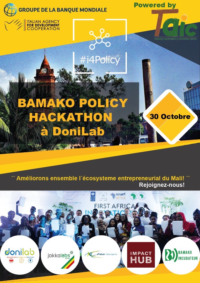 Entrepreneuriat : Bamako accueille le Policy Hackathon