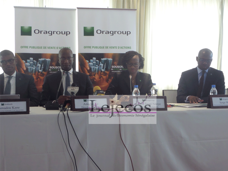 Banques : Oragroup se fait une place à 56,92 milliards de F Cfa à la BRVM