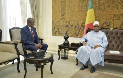 Le président Ibrahim Boubacar Kéita reçoit le secrétaire permanent du G5 Sahel