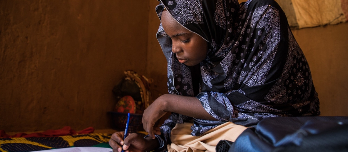 Innayatou Souradji, 15 ans, au Niger. Photo: © Banque mondiale