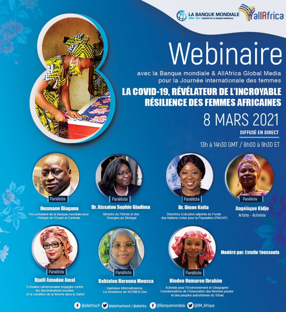 Soutien aux femmes africaines : La Banque mondiale lance une plateforme de dialogue