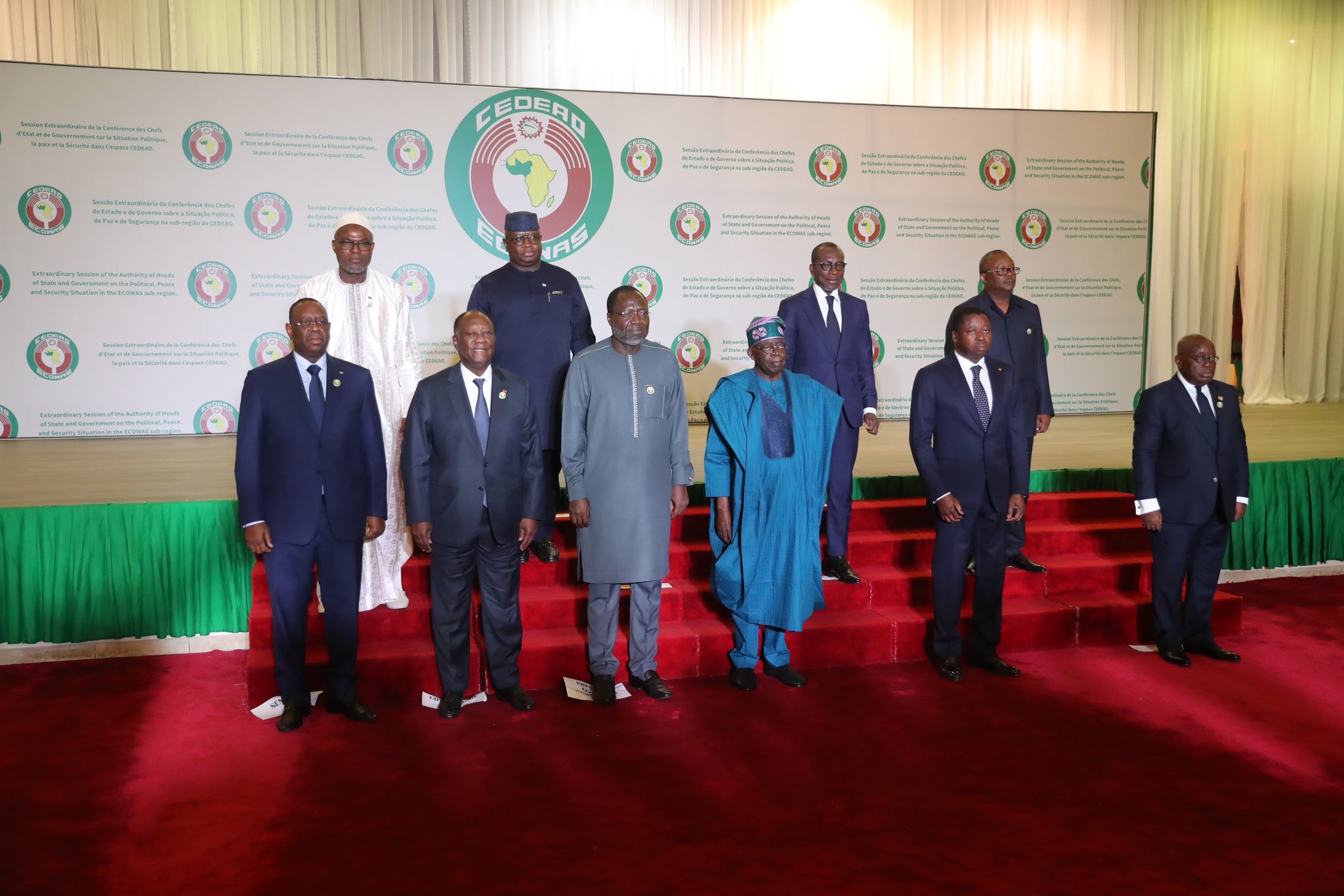 Retrait du Burkina, du Mali et du Niger : Ce que recommande la Conférence des chefs d’Etat de la Cedeao Retrait du Burkina, du Mali et du Niger : Ce que recommande la Conférence des chefs d’Etat de la Cedeao