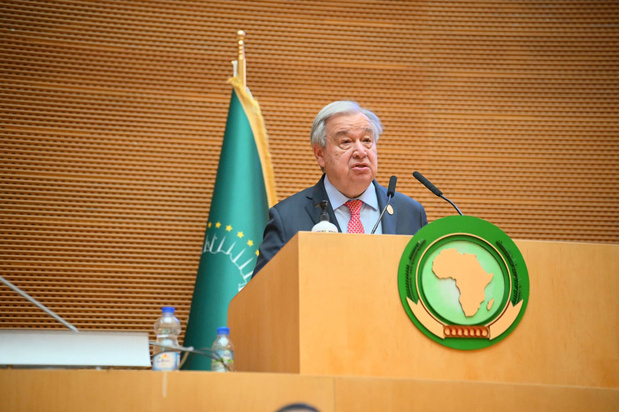 Sommet de l’Union africaine : Le secrétaire général Antonio Guterres salue le partenariat fécond avec l’Onu