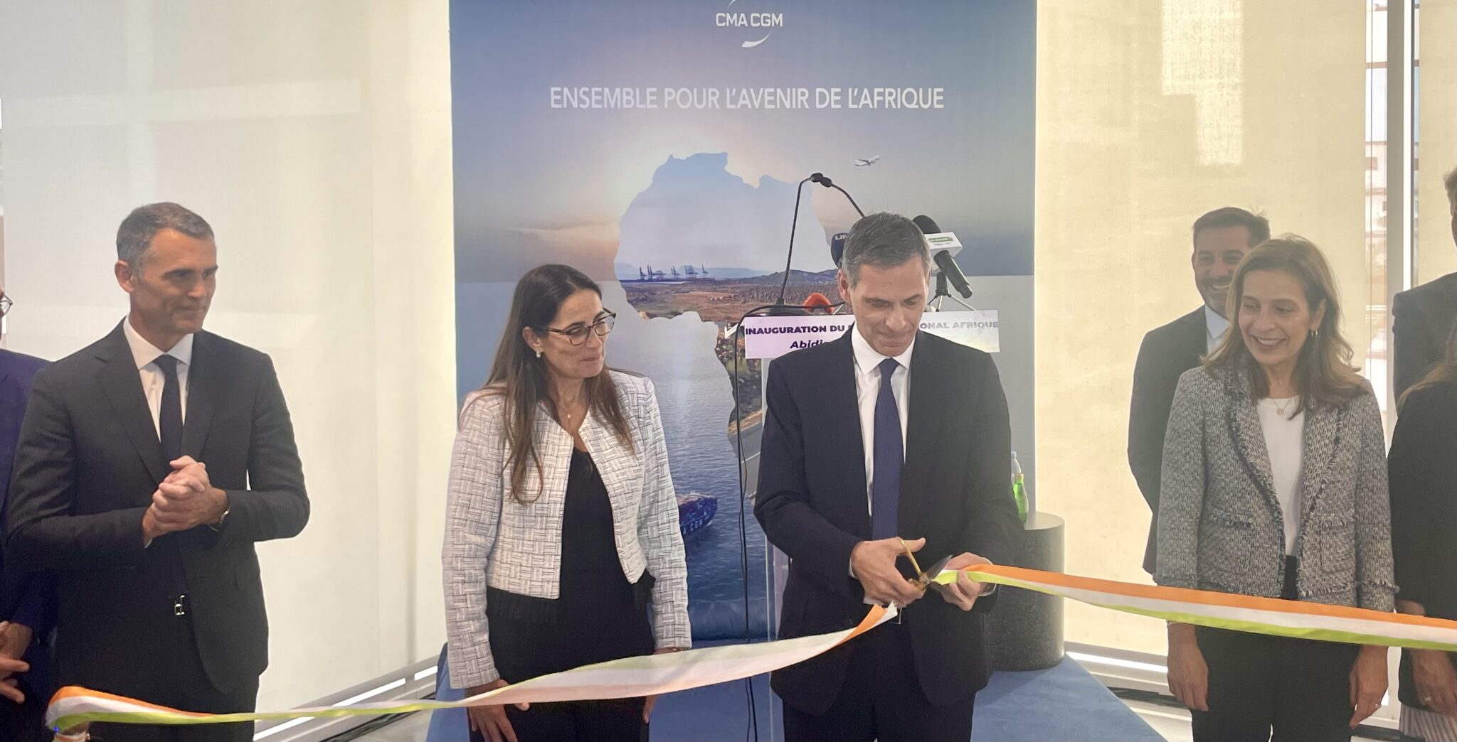 Transport maritime, logistique intégrée… : Le Groupe Cma-Cgm inaugure son bureau régional Afrique à Abidjan