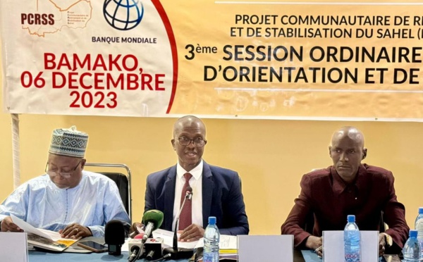 Projet communautaire de relèvement et de stabilisation du Sahel : Le Ptda 2024 porte sur un montant de 20 654 958 850 F CFA