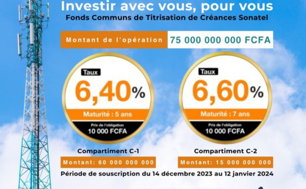 BRVM : La première cotation des obligations issues des fonds communs de titrisation de créances de Sonatel fixée au 22 mai 2024.