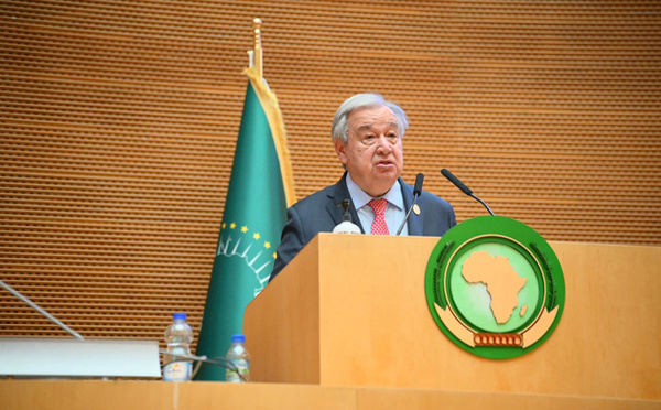 Sommet de l’Union africaine : Le secrétaire général Antonio Guterres salue le partenariat fécond avec l’Onu